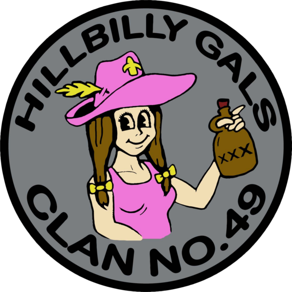 Hillbilly Gals Logo Sticker